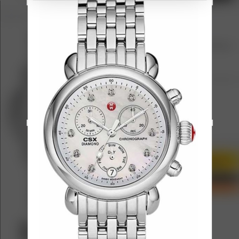Michele CSX Watch with Diamonds